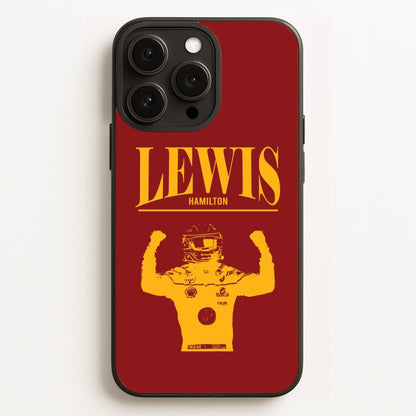 Lewis Red And Gold iPhone 16 Pro Case