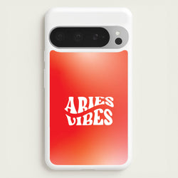 Aries Vibes Gradient Zodiac Google Pixel 9 Pro XL Case