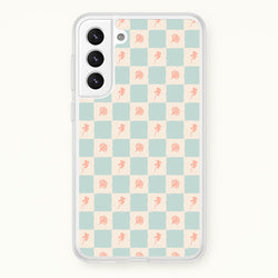 Patchwork Floral Pattern Galaxy S22 Plus Case