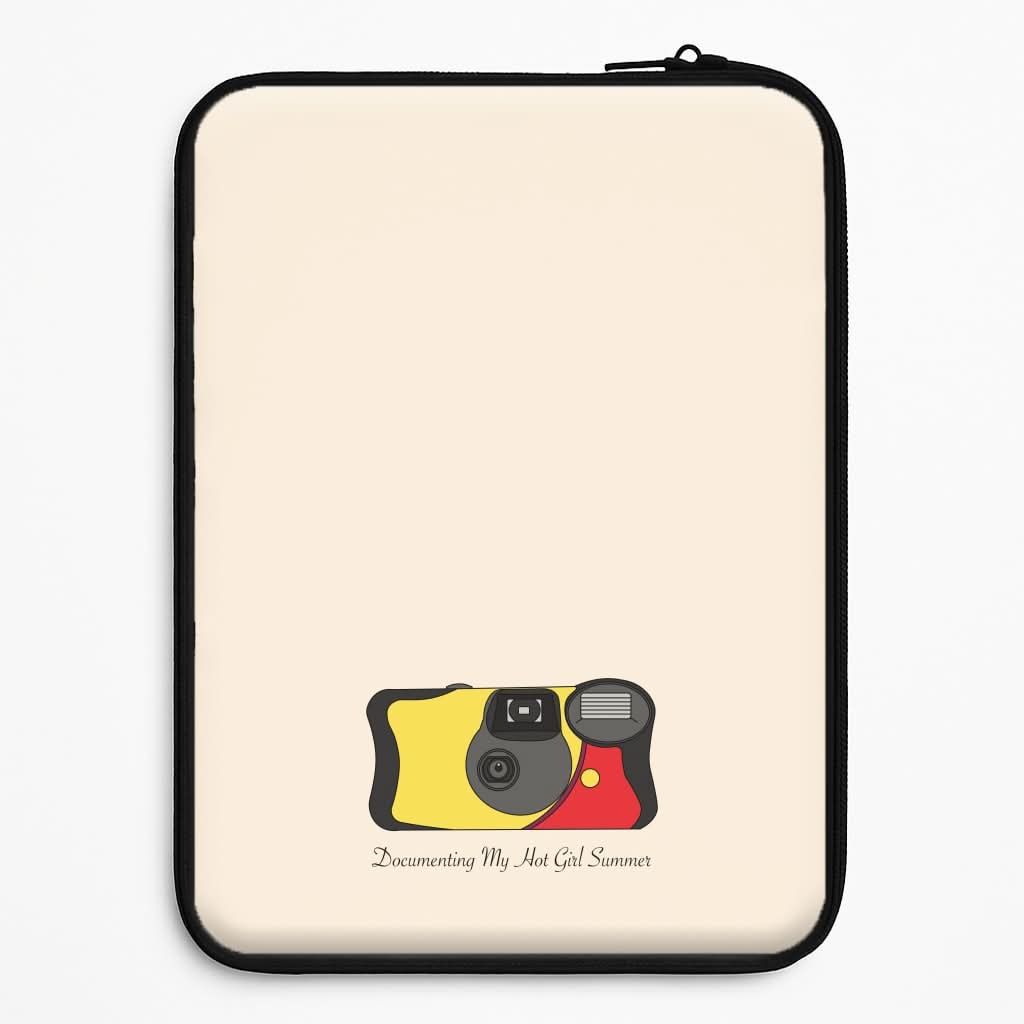 Documenting My Hot Girl Summer Camera Laptop Sleeve