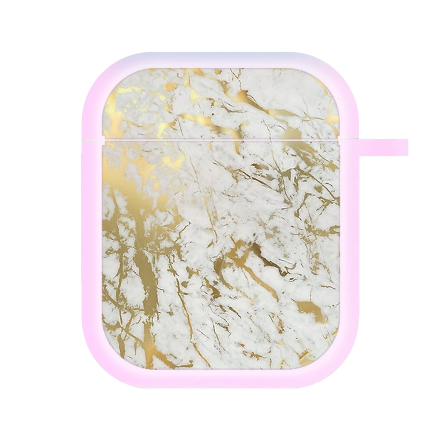 Gold Marble Splatter AirPods Case