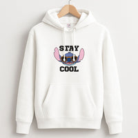 Stay Cool Blue Alien Hoodie