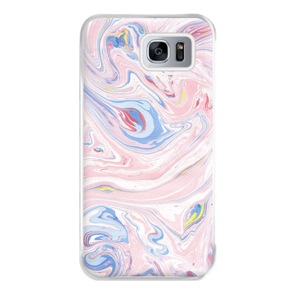 Pink Marble Swirl Phone Case