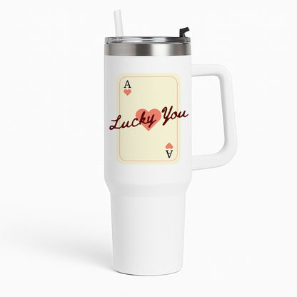 Lucky You Card Tumbler