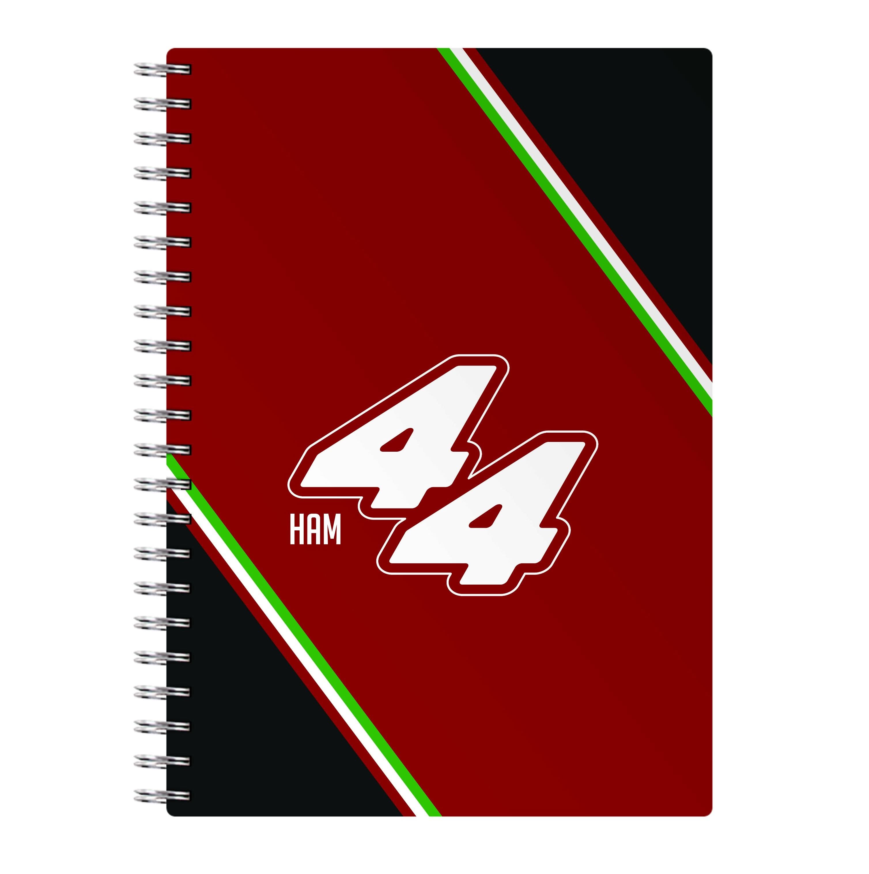 Dark Red Retro 44  Notebook