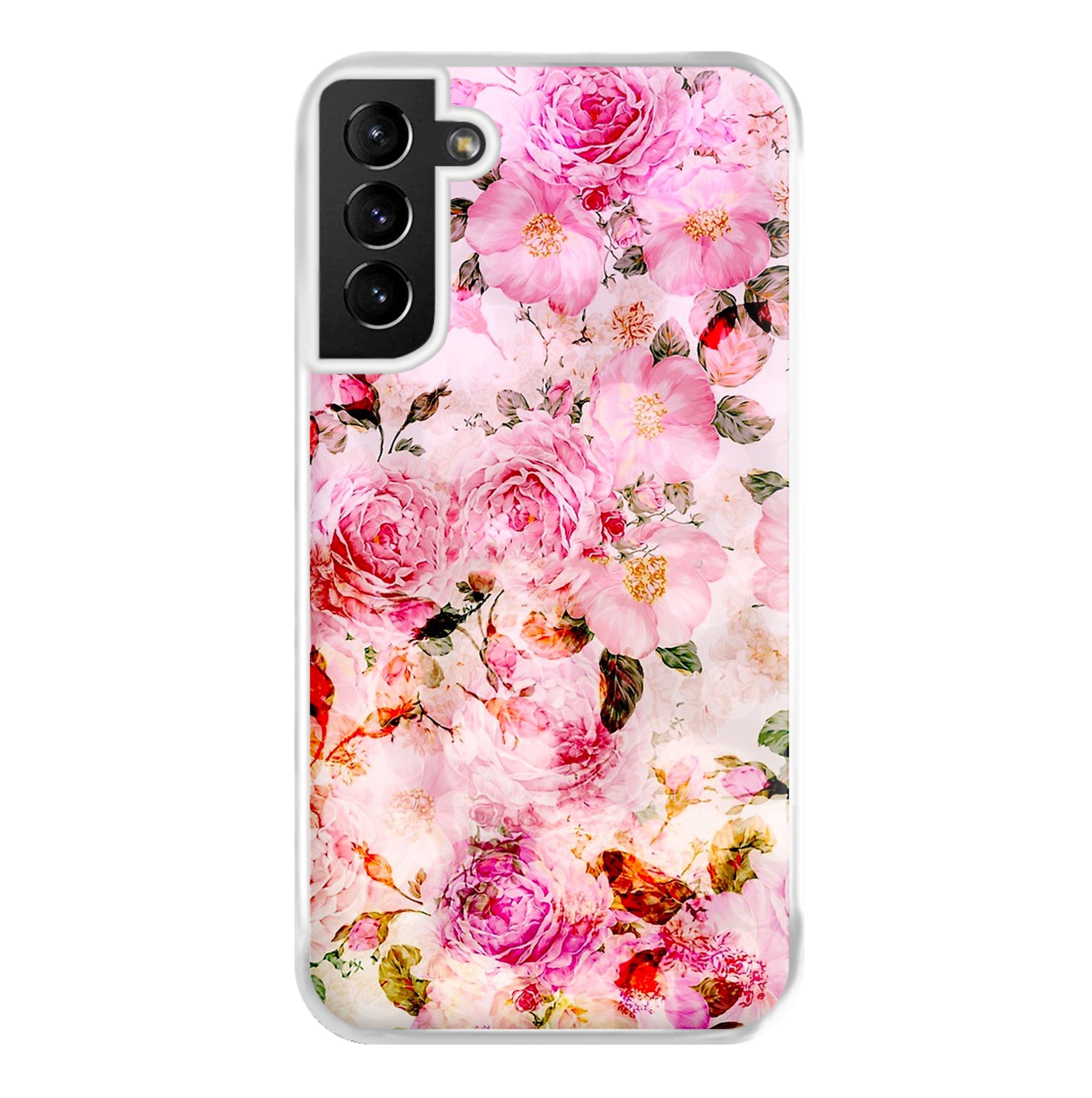 Pretty Pink Chic Floral Pattern Phone Case