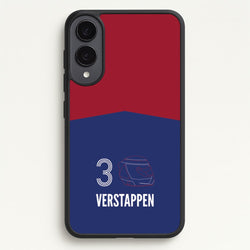 Verstappen Helmet 2026 Galaxy S25 Edge Case