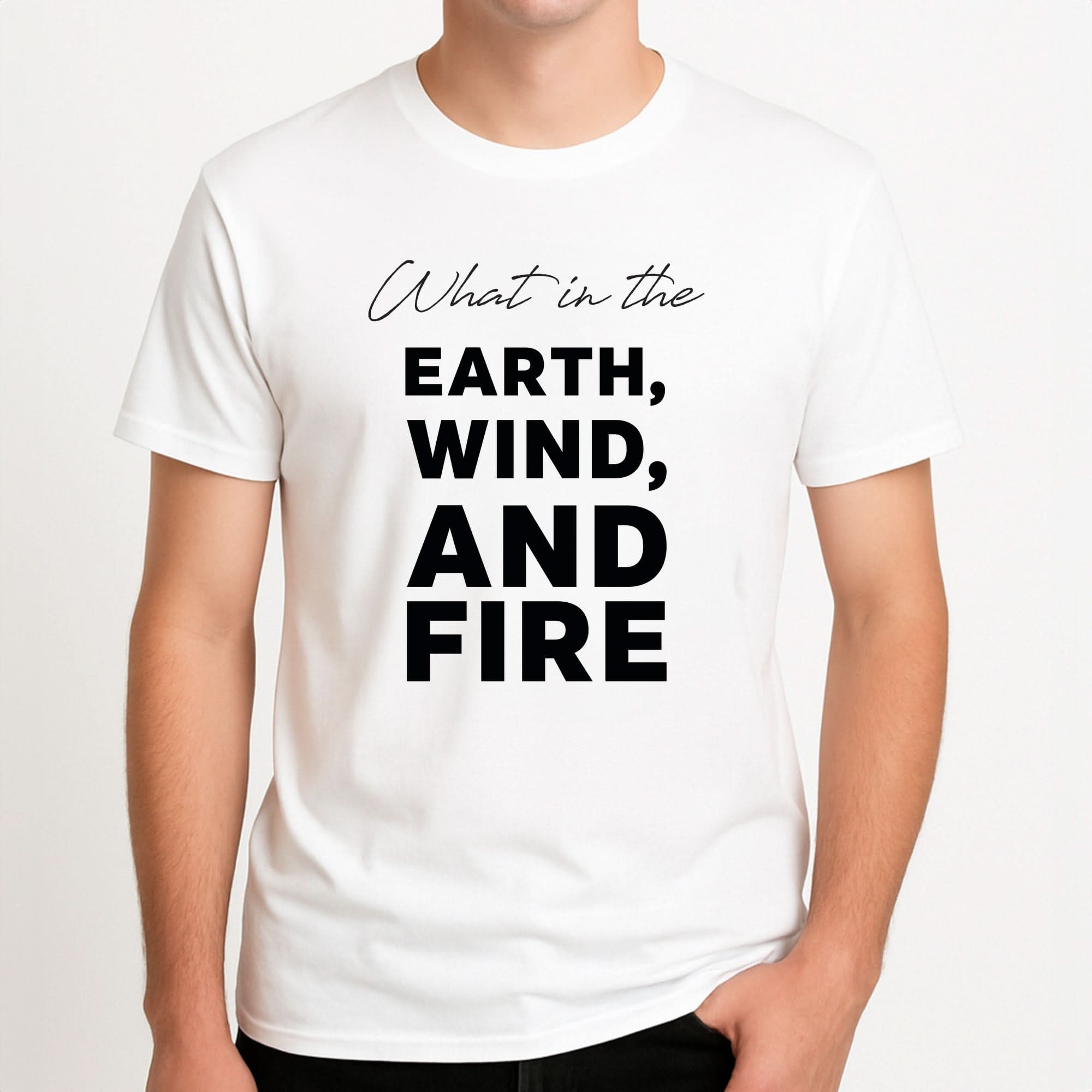 What In The Earth, Wind And Fire Mens T-Shirt