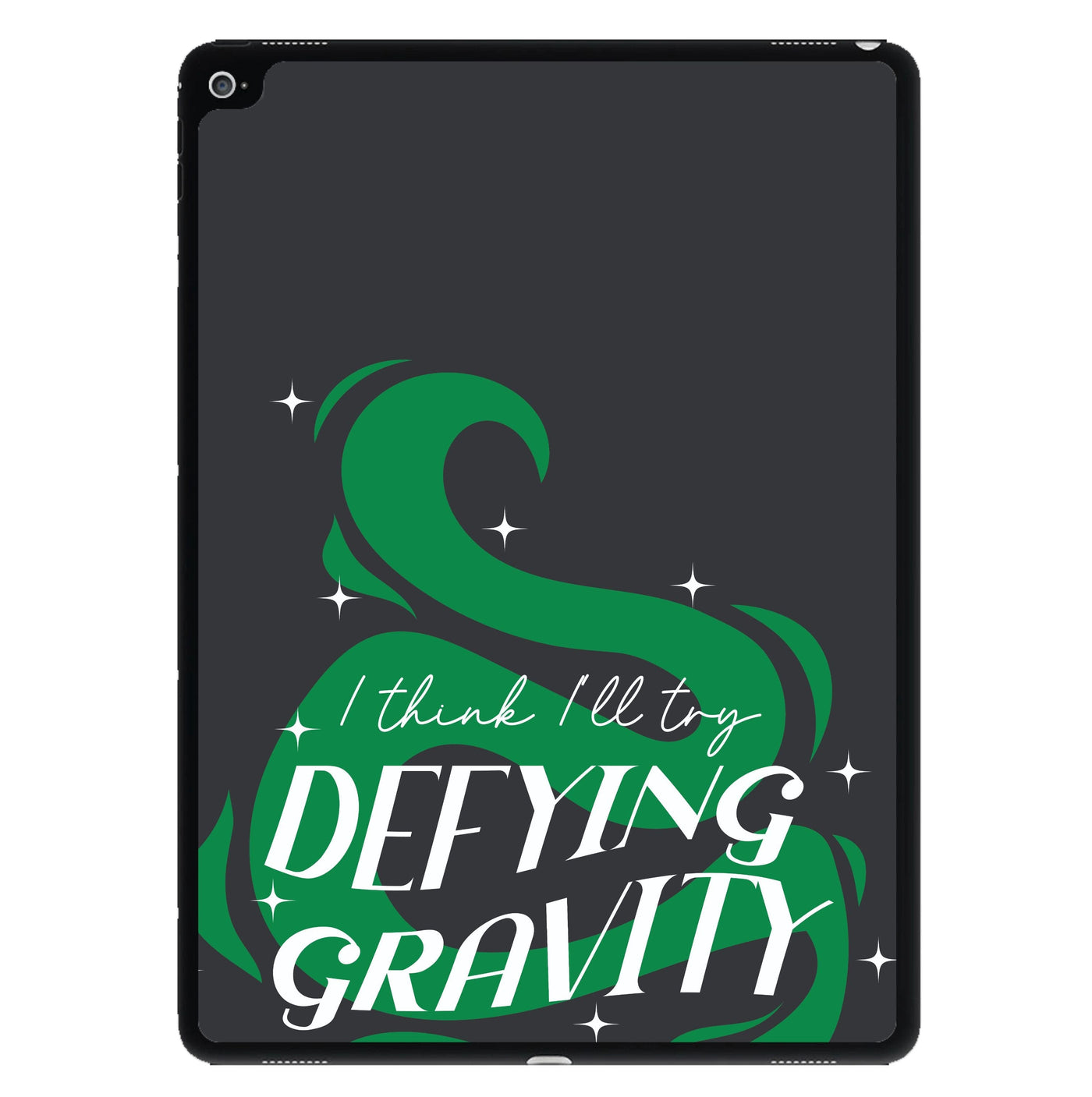 I Think I'll Try Defying Gravity iPad Case