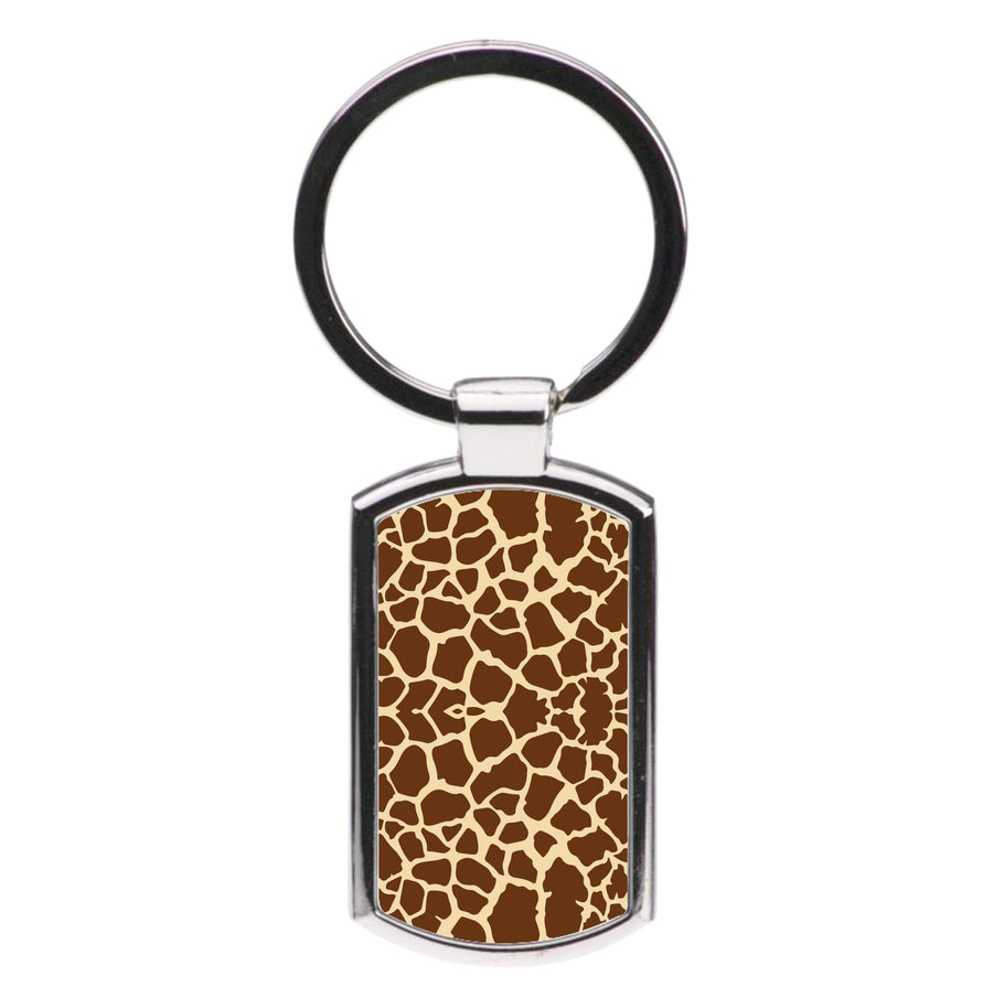 Giraffe - Animal Patterns Luxury Keyring