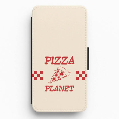 Retro Pizza Planet  Flip / Wallet Phone Case