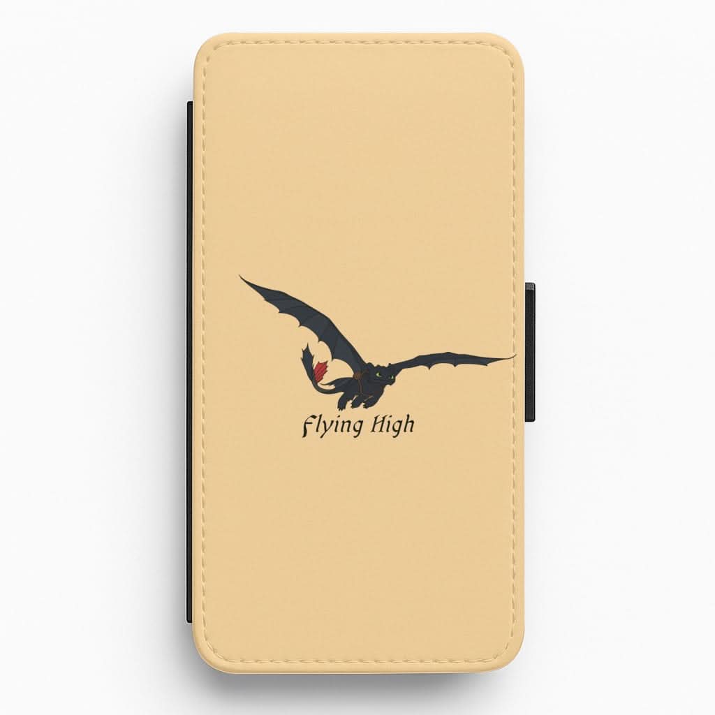 Dragon Flying High Flip / Wallet Phone Case
