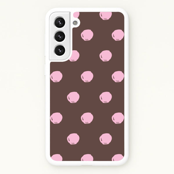 Chocolate & Strawberry Buttons Galaxy S21FE Case