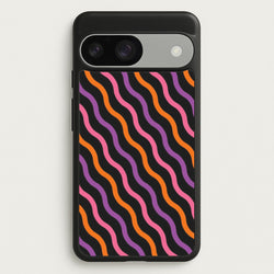 Wavy Abstract Halloween Pattern Google Pixel 9 / 9 Pro Case