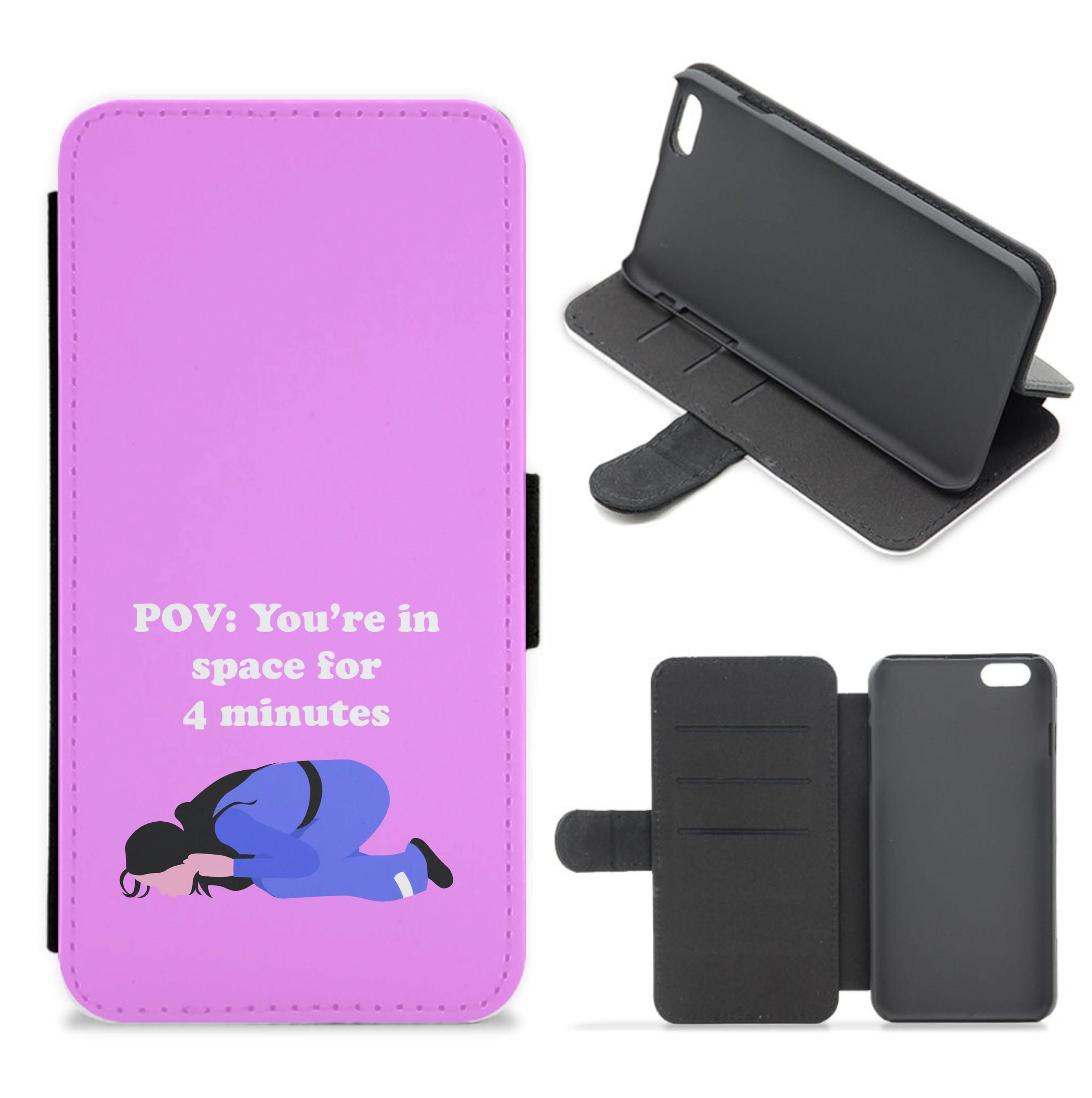 POV: You're In Space For 4 Minutes Flip / Wallet Phone Case