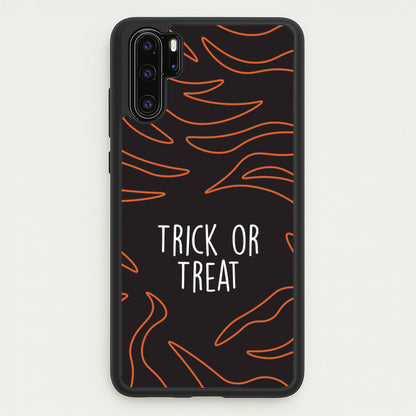 Zebra Print Trick Or Treat Huawei P30 Pro Case