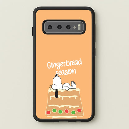 Cartoon Beagle Gingerbread House Galaxy S10 Plus Case