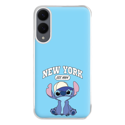 New York Blue Alien Galaxy S25 Edge Case