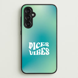 Pices Vibes Gradient Zodiac Galaxy A14 Case