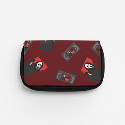 VHS & Ghostface Pattern Pencil Case