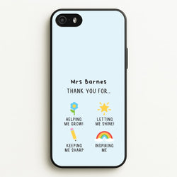 Thank You For Helping Me iPhone 5 / 5s / SE 2016 Case