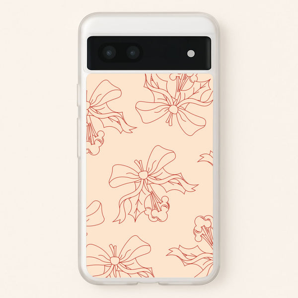 Cartoon Mouse Holly Pattern Google Pixel 7a Case
