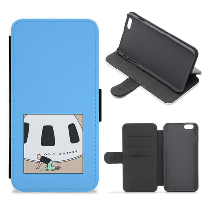 Jeff Falling Over Flip / Wallet Phone Case