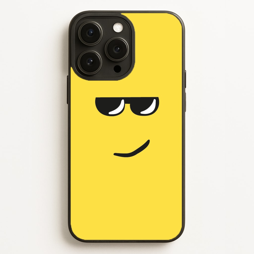 Yellow Face Shades Phone Case