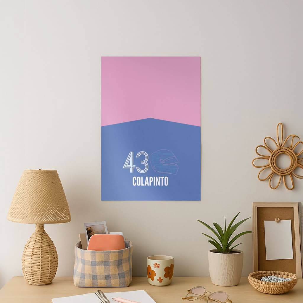 Colapinto Helmet 2026 Art Print