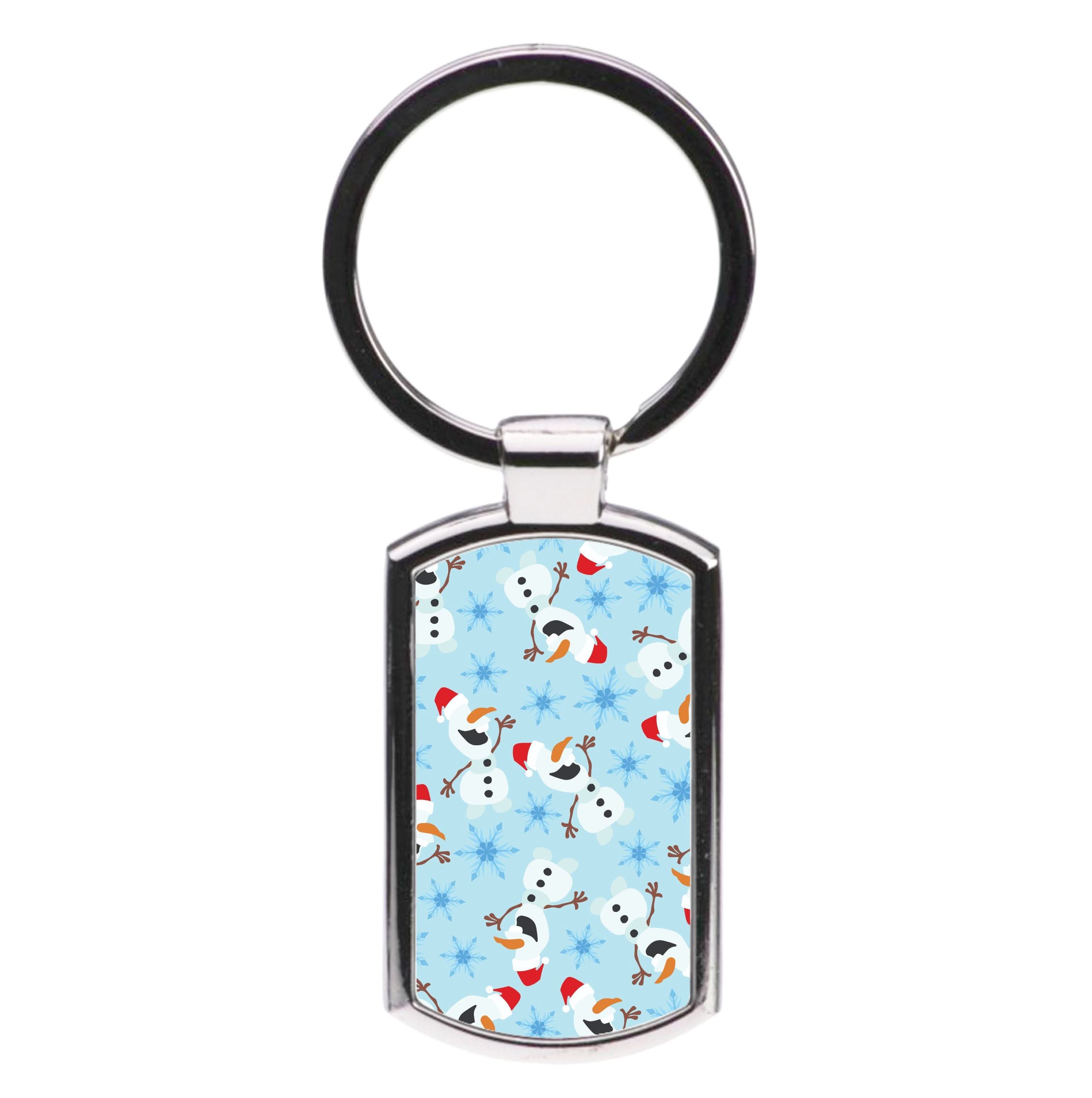 Snowman Pattern Luxury Keyring