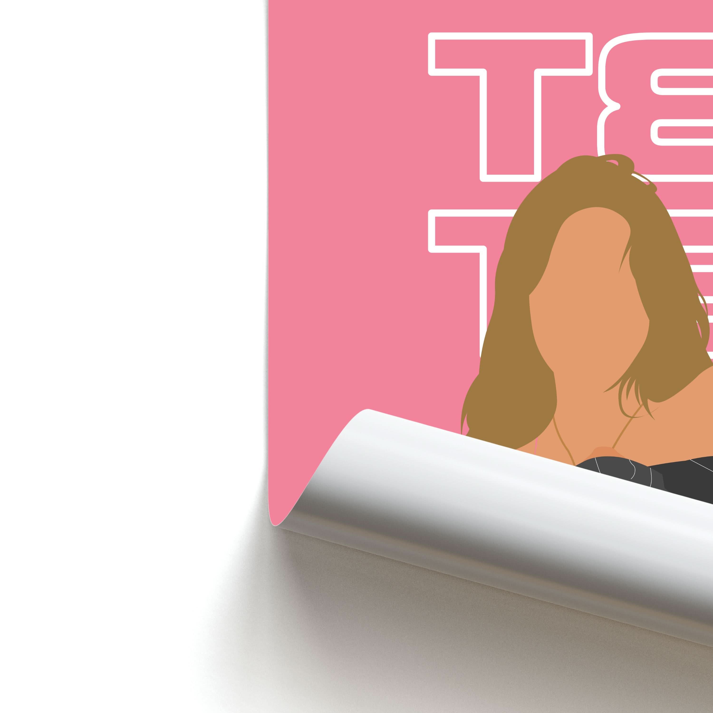 T8 Pink  Poster