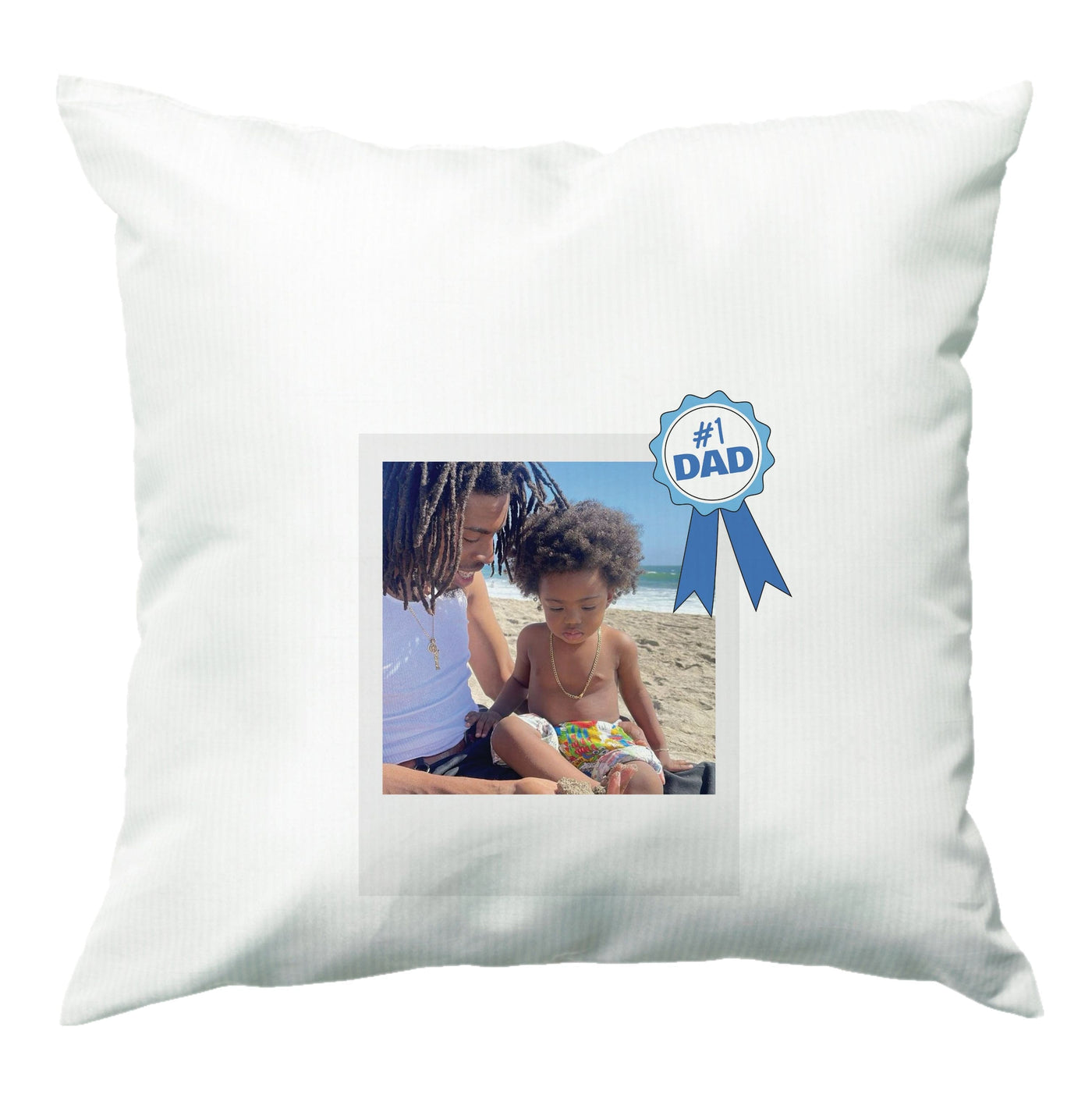 Number 1 Dad - Personalised Father's Day Cushion