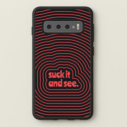 Suck It And See Psychedelic Galaxy S10 Plus Case