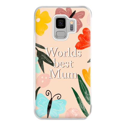 Worlds Best Mum - Floral Mother's Day Phone Case