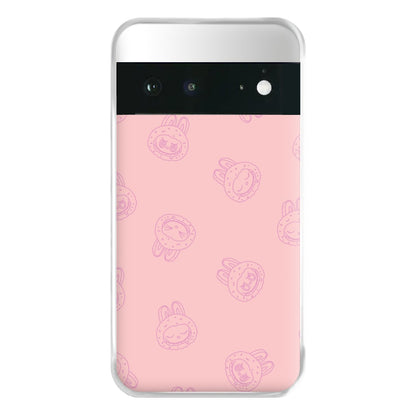 Monsters Outline Pattern II Google Pixel 6a Case