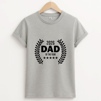 2026 Dad Rating Unisex Grey T-Shirt