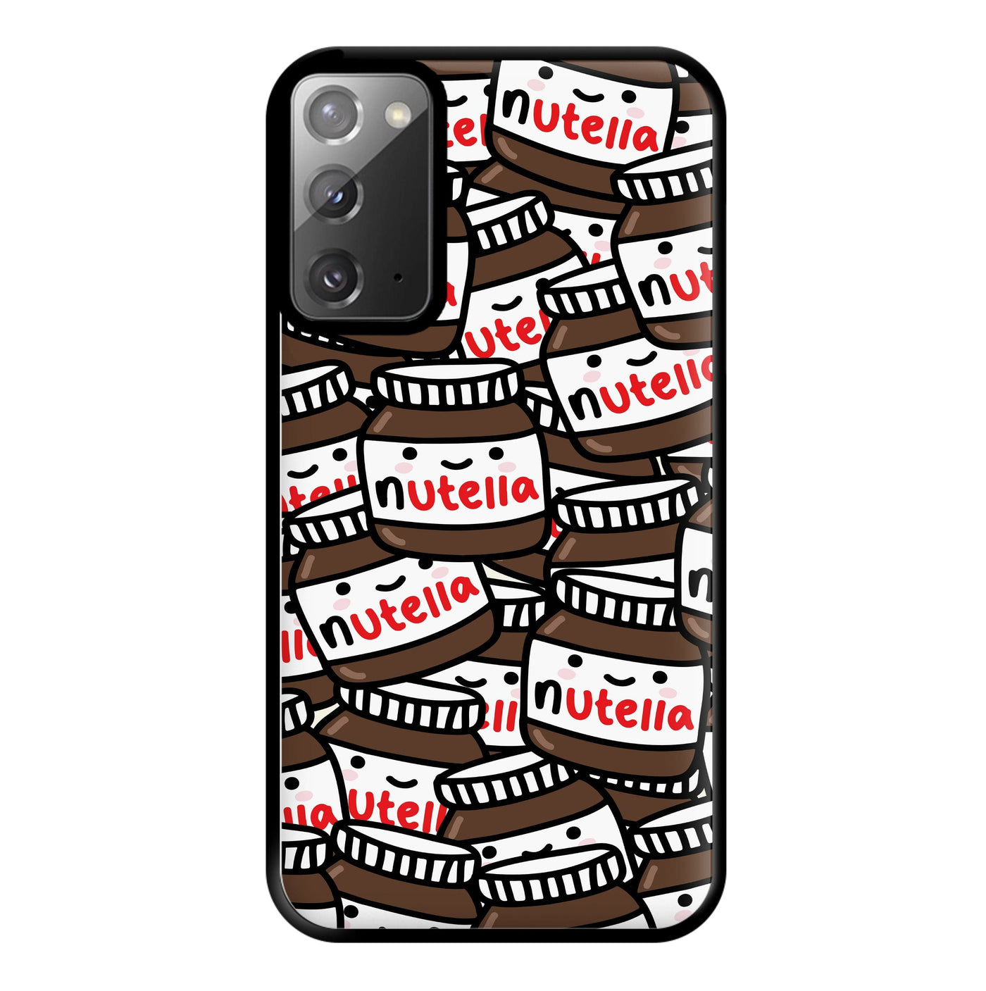 Cute Nutella Pattern Phone Case