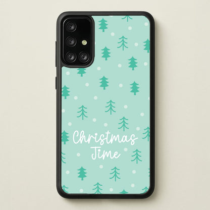 Cute Xmas Trees Pattern Galaxy A71 Case