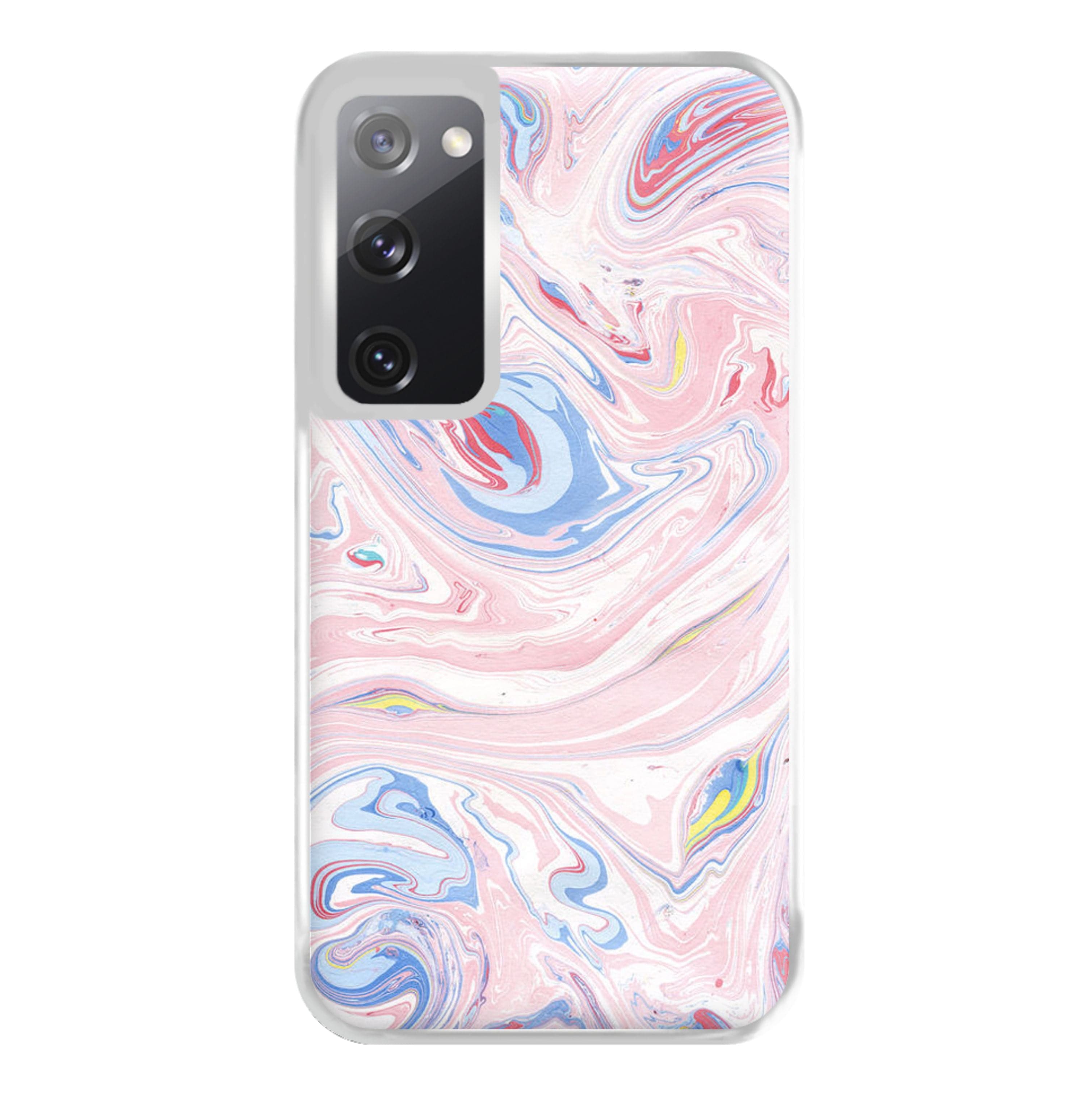 Pink Marble Swirl Phone Case