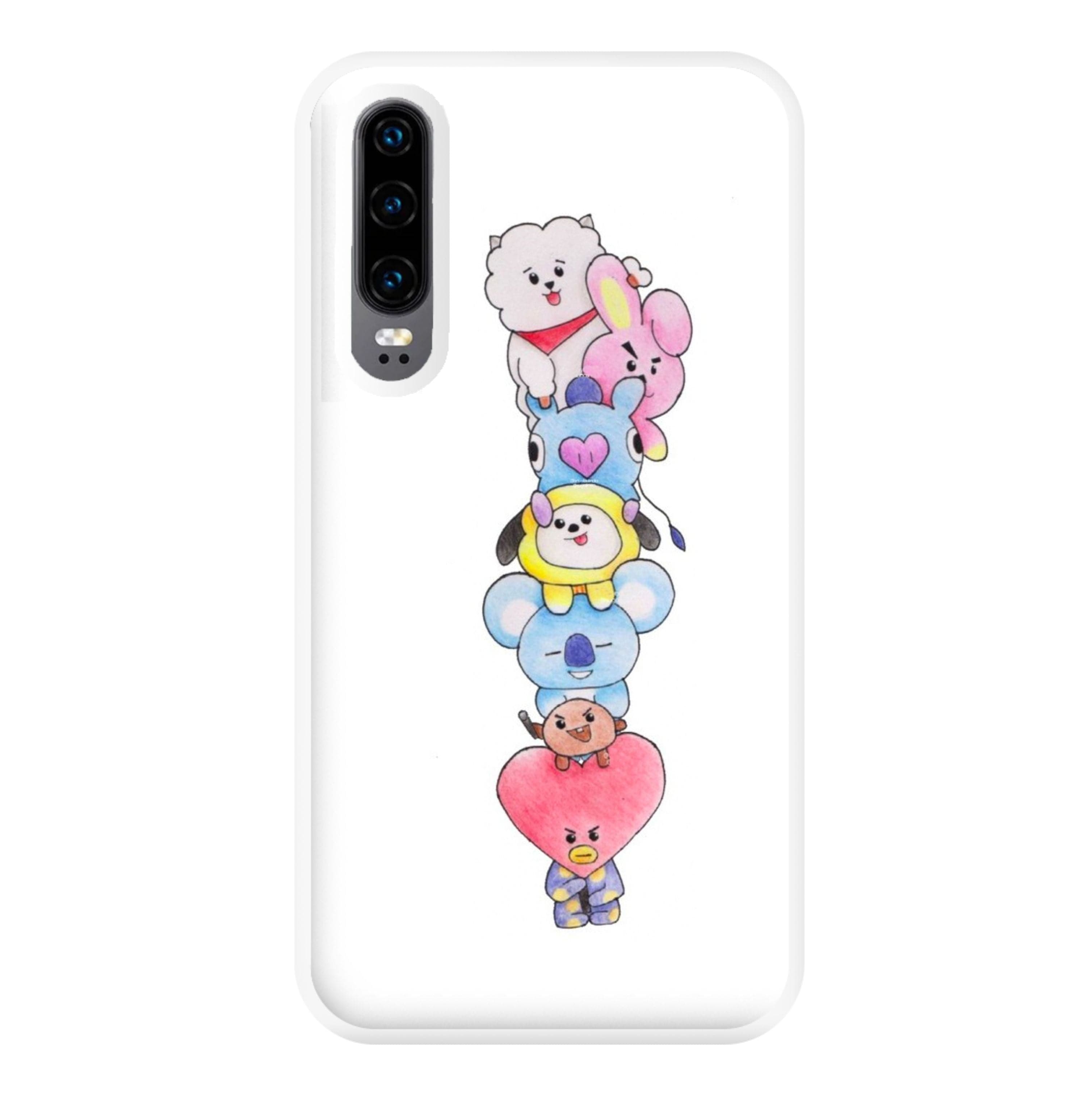 K-Pop Band BT21 Drawing Phone Case