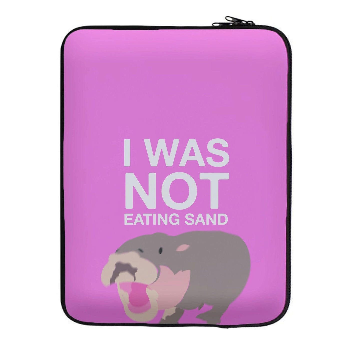 I Was Not Eating Sand Laptop Sleeve