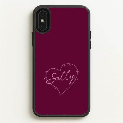 Stitched Heart Sally iPhone XS Max Case