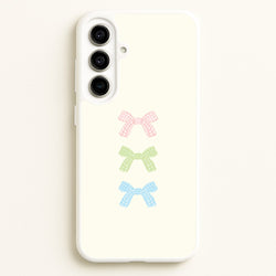 Gingham Tiered Ties Galaxy A56 Case