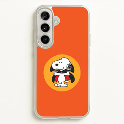 Cartoon Beagle Vampire Galaxy A56 Case