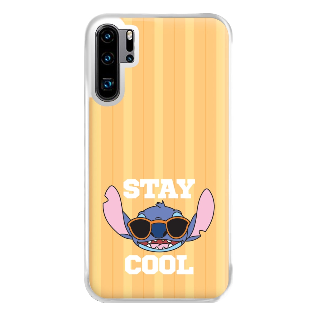 Stay Cool Blue Alien Huawei P30 Pro Case