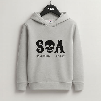 SOA California Grey Kids Hoodie