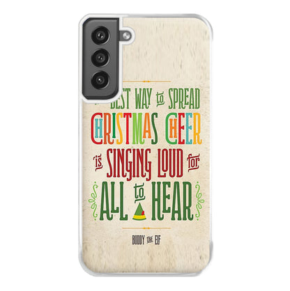 The Best Way To Spead Christmas Cheer - Elf Phone Case