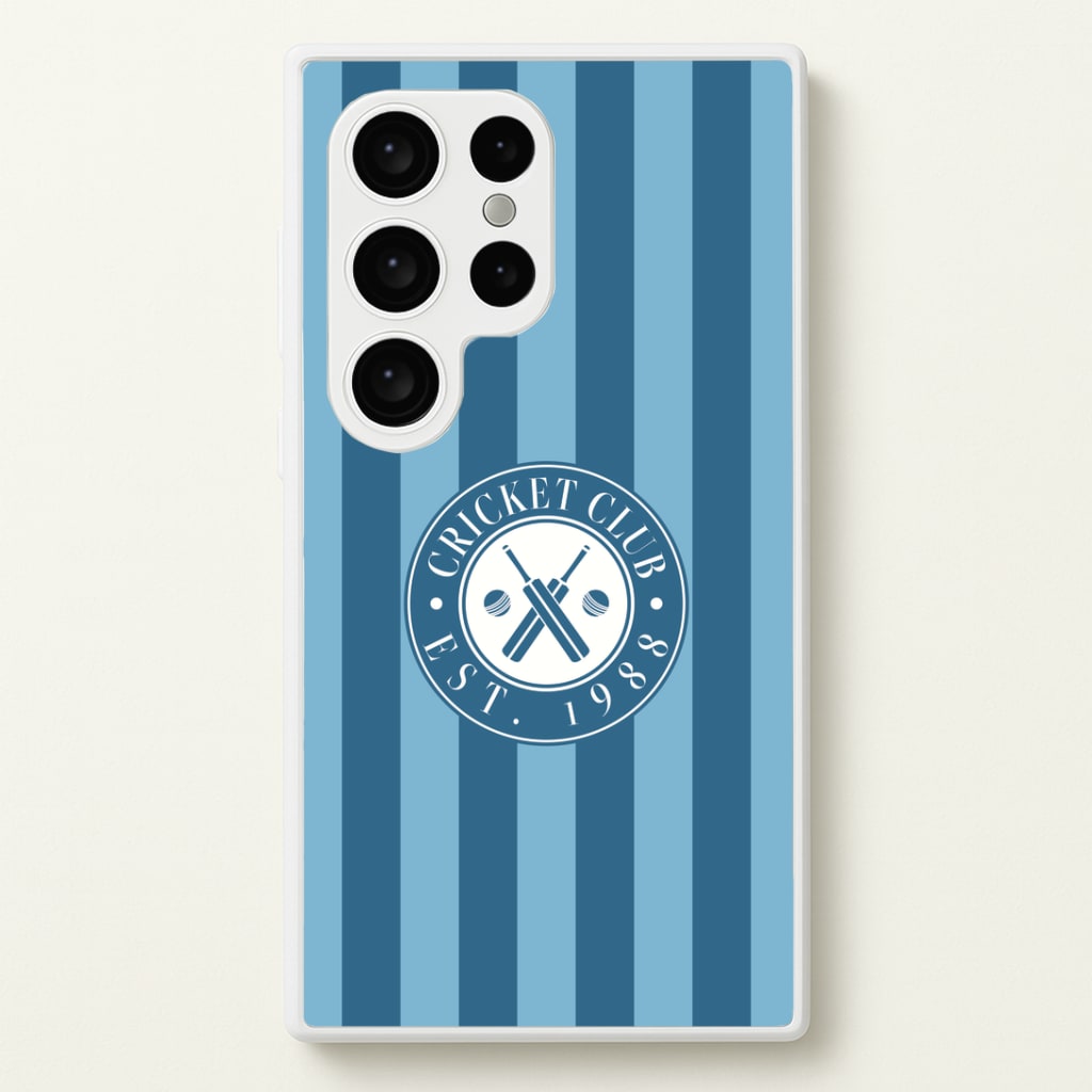 Stripey Cricket Badge Galaxy S24 Ultra Case