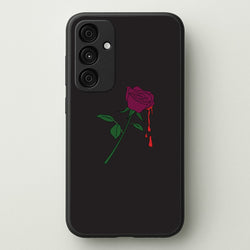 Dark Pink Rose Galaxy A15 Case