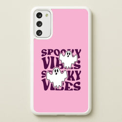 Spooky Vibes Pink Galaxy A41 Case